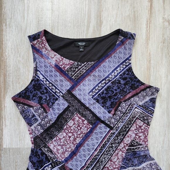 Simply Vera by Vera Wang Sleeveless Asymmetrical Chiffon Dress – Sz S - Picture 2 of 8